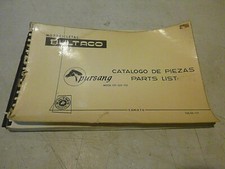 Bultaco Pursang Mk7 125cc 250cc 360cc Genuine Parts List 120.32-117 Dated 1974