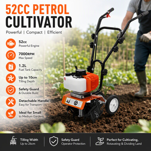 Petrol cultivator tiller - petrol,