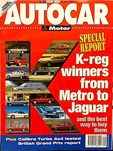 Autocar magazine jul - autocar, 15-jul-92