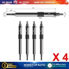 4X Glow Plugs For NISSAN Pathfinder III Qashqai X-Trail III 110651492R