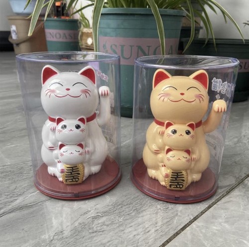 Solar powered lucky cat - solar,