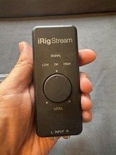 IK Multimedia iRig Stream Streaming audio interface for iPhone, iPad and Mac/PC