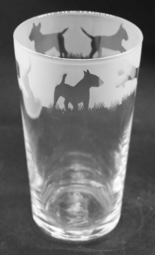 Bull terrier frieze boxed 57cl - bull,