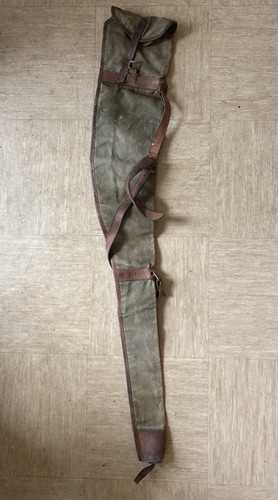 Old vintage canvass leather - &,