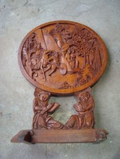 vintage antique fire screen