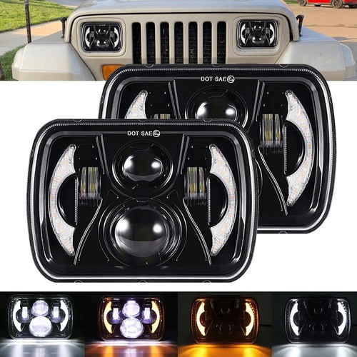 2pcs universal black - universal, led