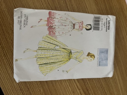 Vogue v8789 dress - v8789, sewing