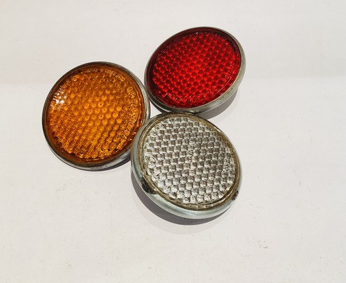 Vintage cycle reflectors 3 - reflectors, x