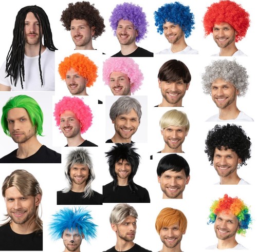Mens wigs hair - cosplay, afro