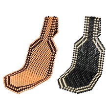 Wooden Bead Beaded Massage Front Seat Cushion Cover Car Van Taxi 2 Colours