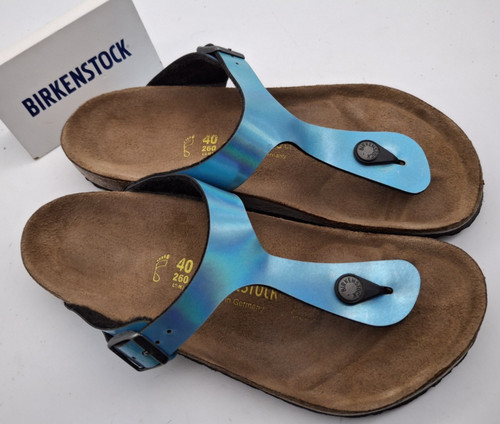 Birkenstock gizeh blue - gizeh,