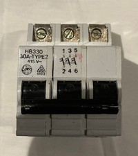 Wylex HB330 30A Triple Pole