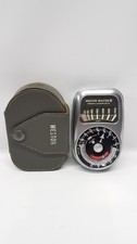 Vintage Weston Master III 3 Exposure Light Meter Model 737 W Case