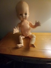 16" vintage pedigree doll, spares