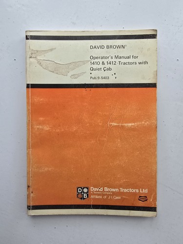 David brown 1410 1412 tractor - brown,