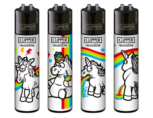 Rainbow unicorns rare clipper - unicorns,