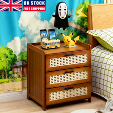3 Drawer Wooden Bedroom Bedside Cabinet Nightstand Bedroom Furniture Side Table