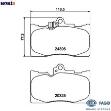 BRAKE PAD SET DISC BRAKE 8DB
