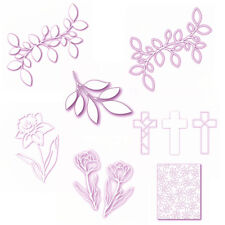 Flower and Leaves Frame Metal