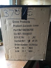 Green Cloth Caravan Cover Fit