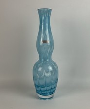 Waterford Evolution Tall Blue Vase 14 Inch