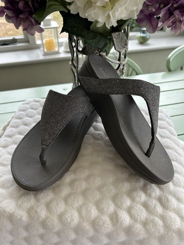 Fitflop size silver thong - size,