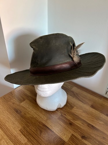 Barbour waxed hat - waxed,
