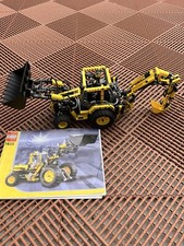LEGO Technic 8455 Back-hoe Loader Released in 2003 Used Tested