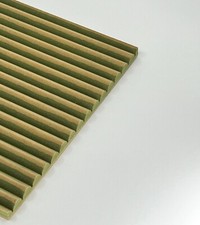 Mini Ribbed Decorative MDF Paintable Panelling 3D Reeded Panels Wood Wall Panels