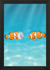 Clown fish Framed Wall Art