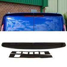 Fits Ford Transit Custom 2012-2022 Rear Twin Barn Door Roof Spoiler Gloss Black