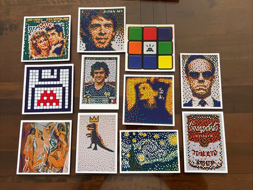 Invader rubikcubist set 11 - rubikcubist,