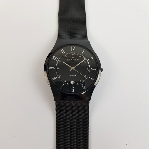 Skagen 233xltmb black - skagen, titanium