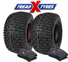 2x 4Ply Lawn Mower 15x6.00-6