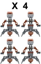 4 X LEGO STAR WARS REDISH