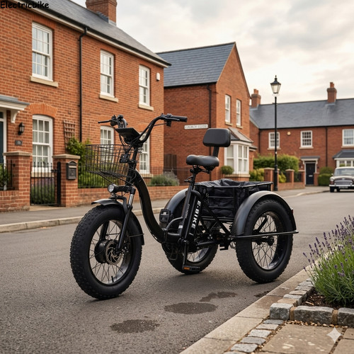 Off road electric cargo trike - electric,