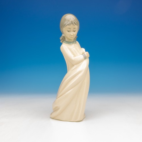 Lladro nao porcelain girl - lladro's,