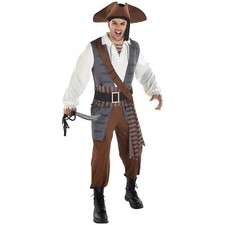 Shiver Me Timbers Pirate Suit Yourself Fancy Dress Up Halloween Adult Costume