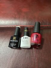 gel nail polish X 2 Plus Red