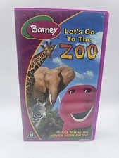 Barney Let's Go To The Zoo VHS