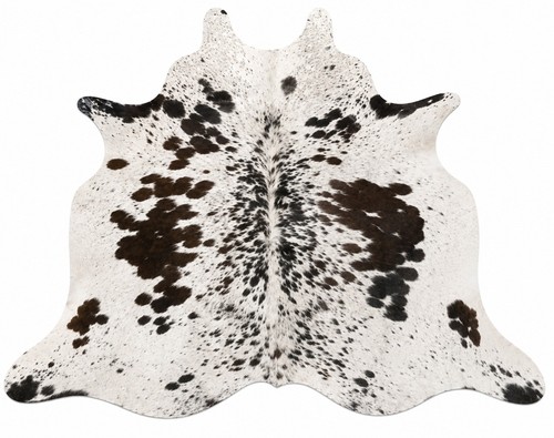 Natural cowhide rug - rug, genuine