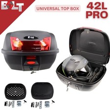 42L Motorcycle Top Box Motorbike Scooter Rear Luggage Universal Storage Case