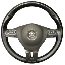 VW Passat B6 B7 CC Steering Wheel & Airbag Leather Multifunction 3C8 880 201 K
