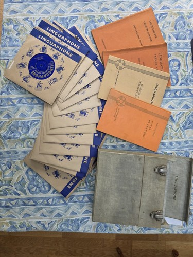 Vintage linguaphone french - vintage,