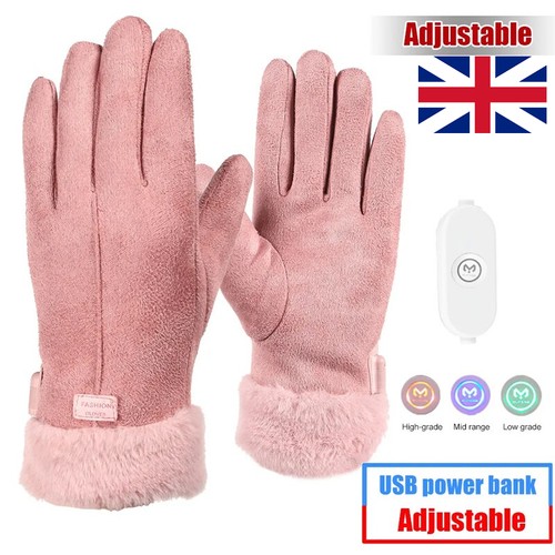 Winter electric heated gloves - winter,