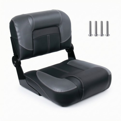 Boat seat with - with, backrest
