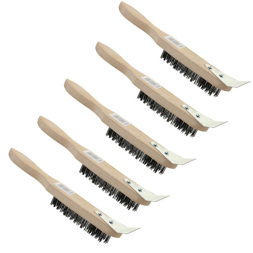 Wooden handle bbq - wooden, wire