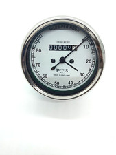 Replica white Smiths Speedo Meter 10-80 Mph For Bsa FOR Enfield Norton Triumph