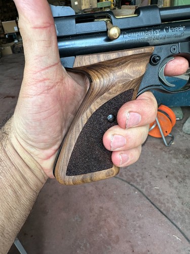 Crosman pumpmaster walnut wood - pumpmaster,