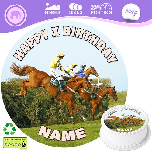 Horse racing cake - horse,